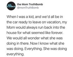 the mom truthbomb tweets about her child's trip to vacation