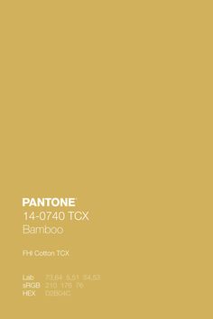 the pantone oil yellow paint color is shown