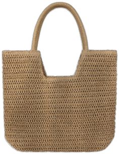 Summer Sand-colored Straw Bag, Summer Woven Sand-colored Shoulder Bag, Natural Lightweight Rectangular Shoulder Bag, Lightweight Natural Rectangular Shoulder Bag, Vacation Crochet Bag With Braided Handles For Shopping, Casual Woven Crochet Bag For Vacation, Handwoven Shoulder Bag For Everyday Use And Vacation, Beige Straw Beach Bag For Travel, Beige Straw Bag With Braided Handles For Vacation