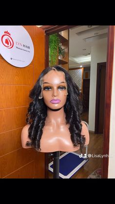 #wig #bouncyhair #humanhairsupplier #wholesalehair #hdlace #closurewig Bouncy Hair, Closure Wig