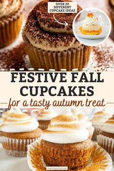 festive fall cupcakes for a tasty autumn treat