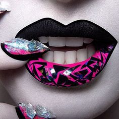 15 Creative Lip Arts To Try Out Today :- Lips are the one feature on our face that can make us look luscious and sexy. Lip Ideas, Coloring Styles, Nails And Makeup, Lipstick Ideas, Colorful Lips, Lips Nails, Lip Art Makeup, Lips Art, Mac Lipsticks