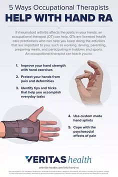 Hand exercises can help people with rheumatoid arthritis improve dexterity and strength in their fingers, thumbs, and wrists, helping them  grip, pinch, and hold. Wrist Pain, Hand Exercises, Hand Pain, Vicks Vaporub, Occupational Therapy, Knee Pain