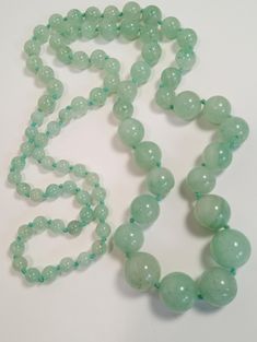 Luxury Jade Round Bead Jewelry, Cheap Polished Bead Jade Necklaces, Jade Bead Necklace, Bad Vibes, Sage Color, Jade Beads, Green Aventurine, Gemstone Necklace, Sage Green