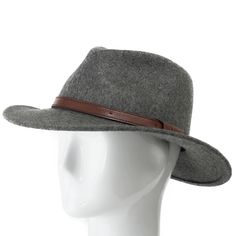 ↑ Click above to watch the video! ↑ The Montana Outback hat is made for those who live a different way of life. Made of 100% wool and ideal for cold and wet weather along with everyday use. The hat is very versatile and travel-friendly. Teardrop, front pinch crown. Made with a beautiful brown hat band that gives it a sharp look. This Outback hat has a crushable wool material with an approximately 2 5/8" brim and a comfortable cloth sweatband. Made in the USA. Material: 100% Wool FeltBrim: 2 5/8" Wide Brim Hats For Everyday Fall Wear, Everyday Brimmed Hat For Fall, Wide Brim Wool Fedora For Winter, Everyday Winter Fedora With Flat Brim, Casual Wool Cap, Classic Winter Felt Hat For Everyday, Classic Everyday Felt Hat For Winter, Classic Felt Hat For Everyday Winter Use, Classic Gray Hat For Everyday