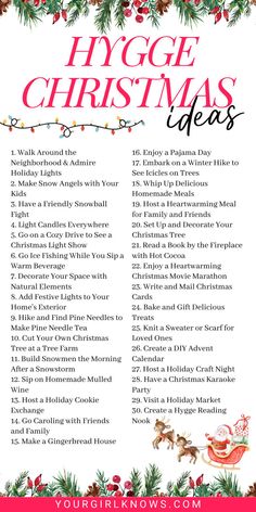 Embrace the cozy magic of the season with these hygge Christmas activities! Think warm blankets, twinkling lights, and hot cocoa by the fire. These simple yet heartwarming ideas will fill your holiday with comfort and joy. Get ready to create memories that wrap you in pure Christmas bliss! Christmas Activities To Do With Kids, Christmas Magic Aesthetic, Hygge Home Aesthetic, Hygge Christmas Tree, Christmas Magic For Kids, Hygge Checklist, Christmas Ideas 2024, Holiday Decor Aesthetic, Hygge Christmas Decor