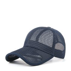 Season:Summer; Gender:Men's; Style:Fashion,Casual; Hats Category:Trucker Hat,Sun Hat,Baseball Cap; Occasion:Daily,Street; Material:100% Cotton; Function:Adjustable,Breathable,Sunscreen; Pattern:Plain; Design:Mesh; Front page:FF; Listing Date:04/11/2024; Head Circumference:56-59 Summer Snapback Baseball Cap With Breathable Mesh, Summer Baseball Cap With Breathable Mesh And Curved Brim, Spring Breathable Trucker Hat Visor, Spring Breathable Trucker Hat With Visor, Breathable Visor Trucker Hat For Spring, Spring Breathable Visor Trucker Hat, Breathable Solid Hat For Travel, Mesh Baseball Cap For Summer, Black Breathable Hats For Spring