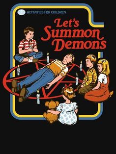 an advertisement for the children's television show, let's summon demonss