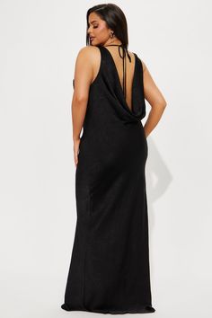 Available In Rust And Black. Satin Gown Cowl Neck Sleeveless Backless Draped Cowl Back Self: 100% Polyester Lining: 97% Polyester 3% Spandex Imported | Adele Cowl Back Satin Gown Dress in Black size Medium by Fashion Nova Satin Gown Dress, Black Satin Gown, Rust And Black, Satin Gown, Gown Dress, Matching Dresses, Adele, Black Satin, Active Wear For Women