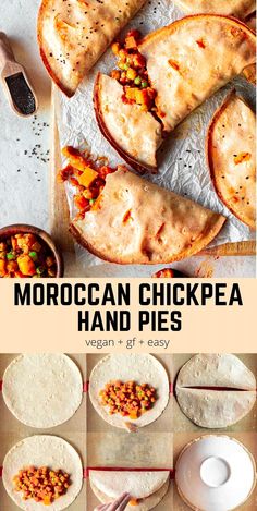 Moroccan Chickpea, Hand Pie, Hand Pies, Food Board, Vegan Dinner, Dinner Idea, Veg Recipes, Vegan Cooking, Vegan Dinner Recipes