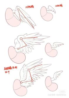 how to draw angel wings with pencils and markers on the side of each wing