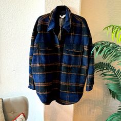 Brand New Good American Jacket Size 3/4 Like New. Gently Worn. Recently Lost A Lot Of Weight Rather Quickly. This No Longer Fits. Make An Offer. All Reasonable Offers Accepted. Blue 3/4 Sleeve Outerwear For Fall, Fall Outerwear With Pockets And 3/4 Sleeve, Black 3/4 Sleeve Outerwear For Fall, Chic 3/4 Sleeve Winter Outerwear, Fall Workwear Outerwear With 3/4 Sleeves, Trendy Fall Outerwear With 3/4 Sleeves, American Jacket, Good American, Black Blue