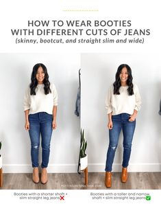 Boot Cut Jeans Outfit, Bootcut Jeans Outfit, Ankle Boots With Jeans, How To Wear Ankle Boots, Boots Outfit Ankle, Booties Outfit, Wear To Work Dress, Grunge Dress, Boyfriend Jean