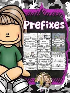 Looking for resources to help your students MASTER Prefixes INCLUDING ASSESSMENT? Look no further!  Heres whats included:  Lesson Notes- introducing the standard Practice  More Practice- Fun Activity Page List of Top 20 Prefixes and their Meanings Foldables for Readers Notebooks Readers Notebook Activities Sentence Frames- for daily practice Assessment Answer Keys Suggested Lesson Plans for Mastering Prefixes in one week: Day 1: Lesson Notes and Practice/ Pair Share Sentence Frames Day 2: Fo...