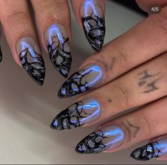 Marvel Nails, Alien Nails, Witchy Nails, Colorful Nails, Hello Kit, Pretty Gel Nails