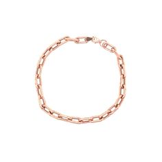 This 4.2mm 14k gold link chain is a stunning statement alone, or layered with your other favorite bracelets. This will be an every day staple to your favorite sparkle for day or night. 7.0" of 14k gold 4.2mm hollow link chain Complimentary ShippingReturns and Exchanges Everyday Luxury Box Chain Link Bracelet, Everyday Rose Gold Paperclip Bracelet With Oval Links, Luxury Chain Link Gold Bracelet For Everyday, Luxury Chain Bracelet With Rectangular Links For Everyday, Rose Gold Oval Link Paperclip Bracelet For Everyday, Luxury Everyday Rose Gold Chain Bracelet, Modern Rose Gold Oval Link Chain Bracelet, Luxury Paperclip Bracelet With Oval Link For Everyday, Rose Gold Oval Link Chain Bracelet