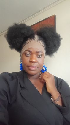 This is a two ponytail wig made using a full lace wig and afro hair. The wig is durable and stretchable. It is neatly done and detailed to look like it is made on scalf giving you more natural look. It is saves time, easy to wear and protects your edges. It takes 2-7 days to process your order. Thanks Afro Ponytail, Two Ponytails, Ponytail Wig, Afro Hair, Wig Making, Full Lace Wig, Lace Wig, Afro Hairstyles, Natural Look