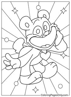 an animal from mario's super mario coloring pages