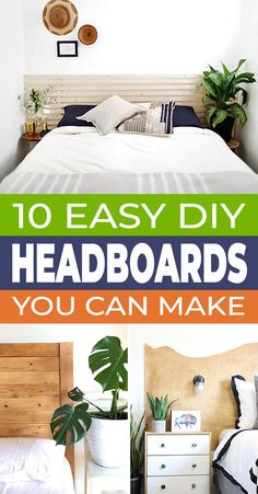 the top 10 easy diy headboards you can make