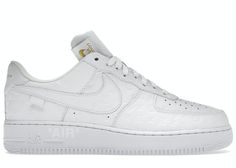 Louis Vuitton Nike Air Force, Virgil Abloh Sneakers, Louis Vuitton Nike, White Air Forces, Louis Vuitton Sneakers, White Louis Vuitton, Balenciaga Speed Trainer, Nike Air Force 1 Low, Hot Sneakers