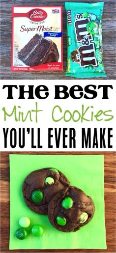 the best mint cookies you'll ever make