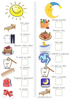 an activity sheet for children to learn spanish