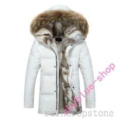 Find ideas๏ฟฝand inspiration for Women Fleece Jacket Winter Real Fur Hooded Duck Down Casual Coat Parka Outerwear, Womens Clothing Winter White Outerwear With Adjustable Hood, White Winter Outerwear With Adjustable Hood, Winter White Parka With Detachable Hood For Fall, White Outerwear With Double-lined Hood For Winter, Winter White Hooded Jacket For Outdoor Winter Activities, White Winter Parka For Outdoor, Winter White Parka With Double-lined Hood, Winter White Hooded Jacket With Detachable Hood, Fitted Hooded Jacket For Winter Outdoor