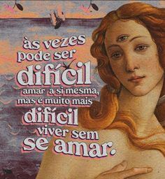 an image of a woman with long red hair and words above her head that say, as veces pode ser diffici