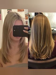 #BlondeHairGoals #BlondeTransformation #HairMakeover #BlondeBeauty #BlondeAmbition #HairInspo #BlondeBombshell #BlondeJourney #NewHairWhoDis #BlondeVibes #HairTransformation #BlondeLife #BlondeHighlights #BlondeObsessed #BlondeMagic Short Layers Medium Length Straight, Layers On Flat Hair, Hair Cuts No Layers Straight, Graduated Layers Medium, Cute Haircut For Straight Hair, Lots Of Layers Medium Hair Straight, Cute Haircuts For Long Straight Hair, Hair Cuts For Straight Hair Medium Long, Haircut Ideas Straight Hair Medium