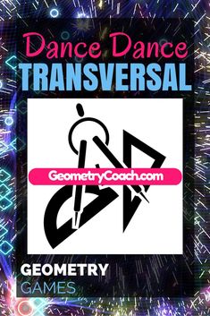 dance dance transversal logo with fireworks in the background