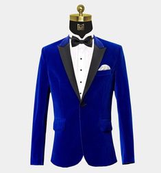 Blue Velvet Tuxedo, Blue Tuxedo Jacket, Velvet Tuxedo Jacket, Blue Velvet Suit, Tuxedo Prom, Velvet Dinner Jacket, Royal Blue Jacket, Velvet Tuxedo, Prom Tuxedo