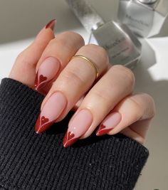 Casual Nails, Heart Nails, Dream Nails, Pretty Acrylic Nails, Chic Nails, Valentine's Day Nails, Valentines Nails, Long Acrylic Nails, Cute Acrylic Nails