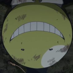 a cartoon character with big eyes and large teeth