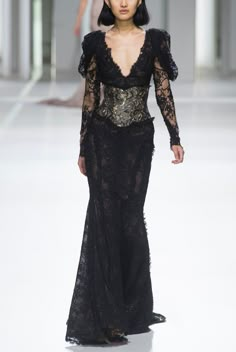 A Game Of Clothes, Game Of Clothes, Galia Lahav, Moda Chic, Gothic Dress, Black Gown, Glam Dresses, Fantasy Fashion