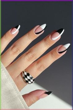 Classic French Tips: Learn how to achieve the perfect French manicure at home.

Gradient Ombre Nails: Step-by-step tutorial on creating stunning ombre nails.

Marble Nail Art: Discover easy techniques to create marble designs on your nails.

Geometric Nail Designs: Get inspired by geometric shapes and patterns for your next nail art.

Floral Nail Art Tutorial: Learn how to paint beautiful flowers on your nails.

Matte vs. Glossy Nails: Explore the difference between matte and glossy finishes wit Trending French Tip Nails Almond, 2 Tone French Nails, Tuxedo Nail Art, Tuxedo French Tip Nails, Tuxedo Nails French, Asymmetrical French Nails, Two Tone French Tip Nails, Nail Art Papillon, Tuxedo Nails