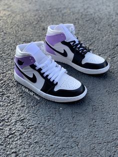 Custom sneakers ready to ship White Jordan 1, Nike Shoes Girls, White Jordans, Jordan Shoes Retro, Cute Nike Shoes, Shoes Custom, Womens Jordans, Cute Nikes, Nike Shoes Women