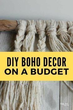 the diy boho decor on a budget