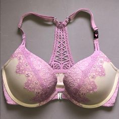 Victoria Secret Dream Angel, Bra Organization, Pastel Goth Fashion, Cute Bras, Beautiful Bra, Sleep Wear, Pink Bra, Pastel Goth, Bra Women