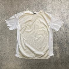 "- size Medium Italian size 46 (please check measurements below)   - White with off white rubberised front panel  - Pocket on left chest  - Mini vertical spellout bottom left  - c 1990s  - One or two very faint marks on rubber front, barely noticeable  - Otherwise in very good condition    Pit to pit 20.5\"  Neck to hem 25.5\"" Fly London Boots, Vintage Fendi, Fly London, Flight Jacket, Christian Shirts, Casual Shirts, Fendi, Adult Outfits, Off White