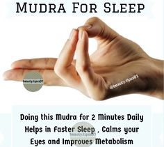 Mudra For Sleep, Meditation Mudras, Hand Yoga, Body Massage Techniques