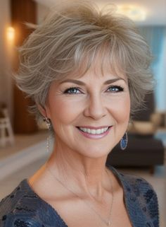 30 Short Haircuts for Older Women to Inspire Your Next Look Best Short Haircuts For Fine Hair, Medium Fine Hair, Haircuts For Older Women, Different Beauty