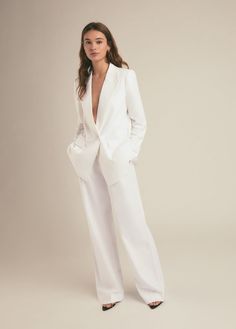 white linen The Suits, Linen Pant, European Vacation, Favorite Daughter, The Low, Linen Blazer, White Blazer, White Pants, Linen Pants