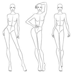 three female mannequins in different poses