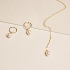 These aren’t your grandmother’s pearls. We’re finding new ways to reimagine this classic gem for the modern woman. At our NYC headquarters, we’re designing new jewelry styles that touch on the latest trends, while still being completely timeless and fairly-priced. Since quality is always top of mind, we use only freshwater-cultured pearls, set in gold that won’t tarnish or flake. While they may not be an heirloom yet, they’ll be something that you can pass down to the next generations. 14k Yello Jewelry Styles, Expensive Taste, Wedding Sale, New Jewelry, Freshwater Cultured Pearls, Favorite Rings, Gift Collections, Cultured Pearls, Pave Diamonds