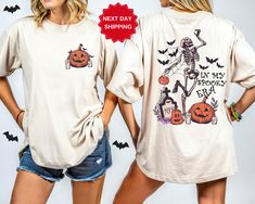 In My Spooky Era T-Shirt, Retro Halloween Tee, Spooky Front And Back Design, Trendy Halloween Party Shirt, Happy Halloween Gift 2024 Hello Everyone! Welcome to NewTeeApparel. We are thrilled to have you here at our shop. At NewTeeApparel, you will find an extensive array of affordable, top-quality personalized designs and one-of-a-kind creations perfect for surprising your friends, family, coworkers, and loved ones. Our prints are meticulously crafted using the latest cutting-edge materials, ensuring exceptional quality and vibrant colors. Each order is prepared with the utmost care, employing top-quality inks during the production process. T-shirts hold a special place in our hearts as they allow us to convey significant moments, cherished memories, and sometimes express sentiments that a Trendy Halloween, Halloween 2024, Gildan Sweatshirts, Halloween Tees, Retro Halloween, Branded Sweatshirts, Cherished Memories, Back Design, Party Shirts