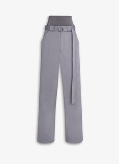 Cotton Workwear Bottoms With Belt, High Waist Cotton Bottoms With Belt, Full Length Cargo Pants For Work, High Waist Cotton Bottoms With Belt Detail, Fitted Cotton Bottoms With Belt Detail, Cotton Wide Leg Bottoms With Belt Detail, Wide Leg Cotton Bottoms With Belt Detail, High Waist Cotton Pants With Belt, Cotton Wide Leg Bottoms With Belt