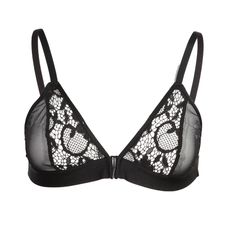 Bra Style: Seamless, Plunge, One-PieceClosure Type: Front ClosureCup Shape: Three Quarters (3/4 Cup)Decoration: LaceMaterial: NylonSupport Type: Wire FreeStrap Type: Adjustable Straps Elegant Triangle Top Bra With Lace Trim, Evening Lace Bra With Lace Closure, Chic Evening Bra With Triangle Top, Elegant Triangle Top Bra With Delicate Lace, Elegant Party Bra With Triangle Top, Black Delicate Lace Bra For Evening, Elegant V-neck Bra For Party, Black Delicate Lace Evening Bra, Party Bra With Lace Closure