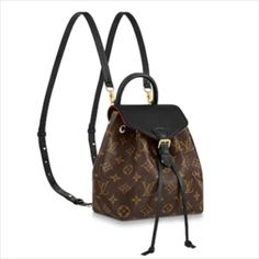 Louis Vuitton Montsouris Bb Backpack Monogram Canvas Noir Size: 17.0 X 20.0 X 10.5 Cm (W X H X D) Louis Vuitton Montsouris Bb, Noir Color, Bags Louis Vuitton, Louis Vuitton Bags, Monogram Canvas, Louis Vuitton Bag, Bag Lady, Louis Vuitton, Monogram