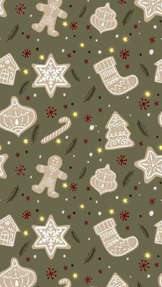 Wallpaper Wallpaper, Iphone Wallpapers, Christmas Pattern, Holiday Decorations, Candy, Wallpapers, Iphone, Green, Christmas