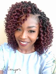 Crochet Bob Hairstyles, Short Crochet Hairstyles, Crochet Protective Styles, Short Crochet Braid Styles, Crochet Braids Hairstyles Curls, Natural Hair Crochet, Wand Curl Crochet Hair, Crochet Braids Styles